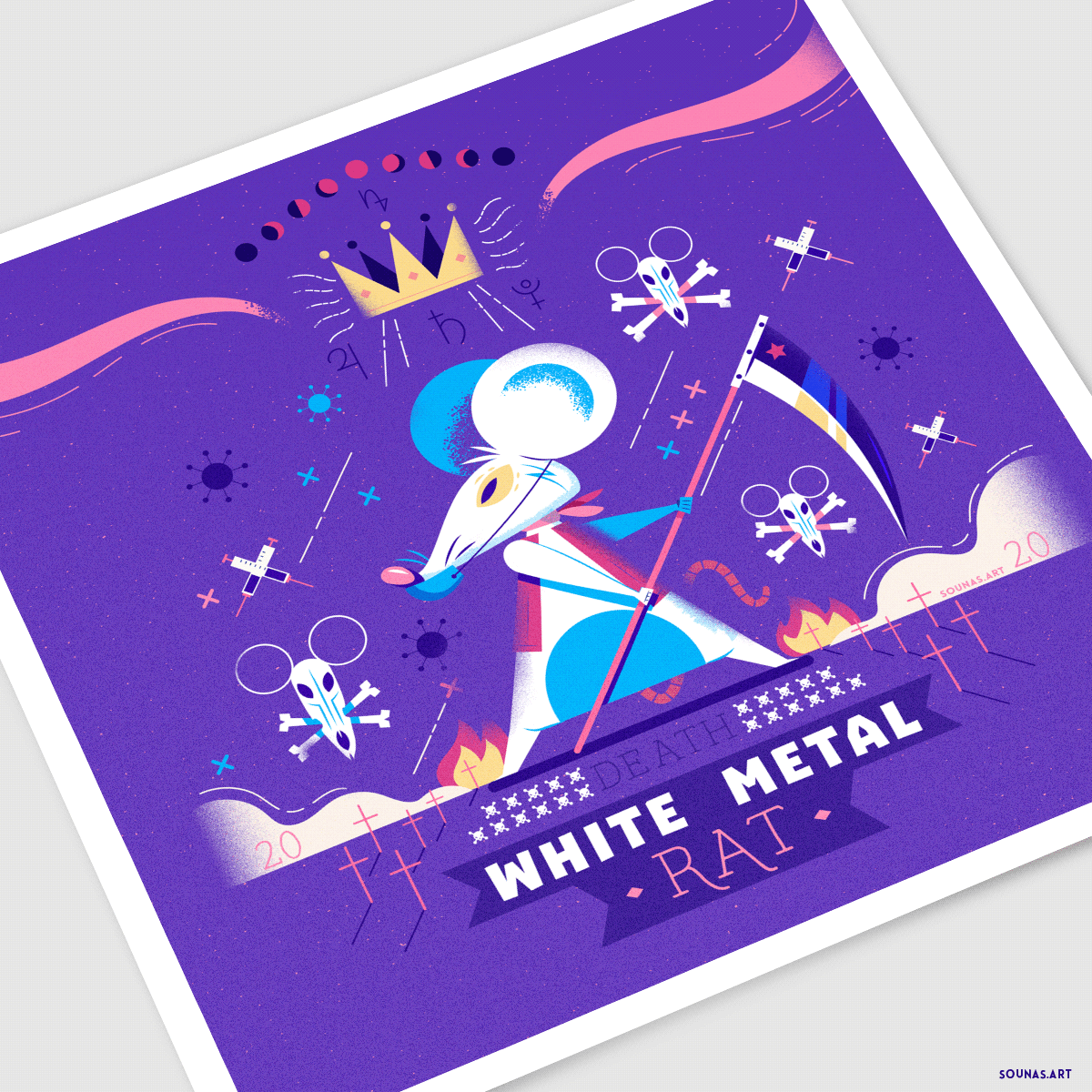 White Metal Rat3