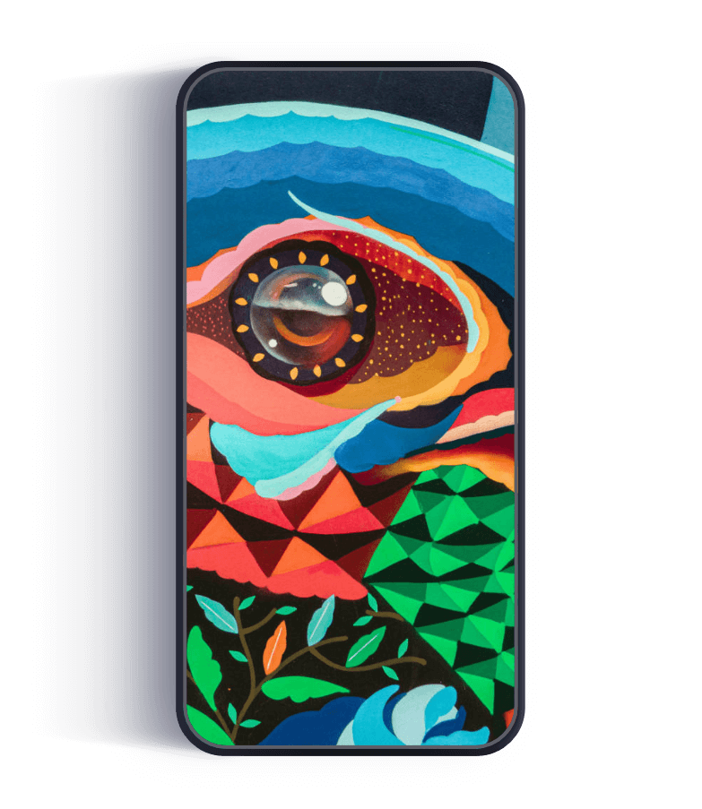 Mockup of mobile