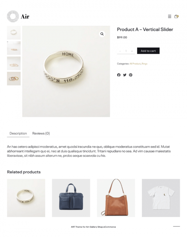 vertical slider