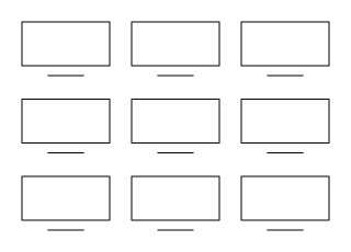 Portfolio Grid 3 columns show title under thumbnail