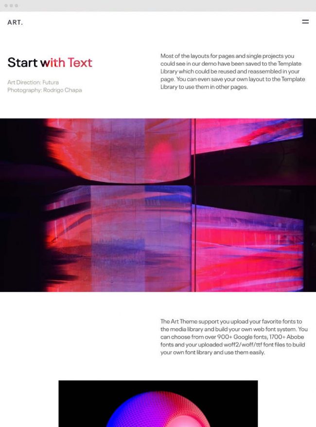 Gallery from Text