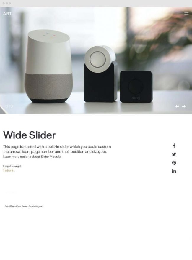 Start from Clean Slider