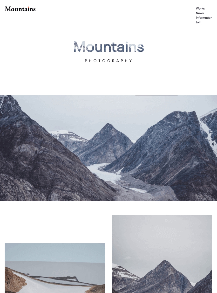 case study layout-mountains